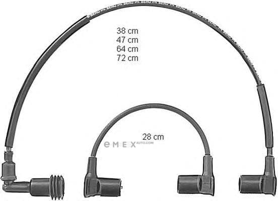 OEM SPARK PLUG WIRE SET ZE566