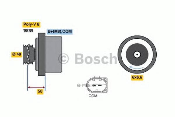 OEM ALTERNATOR ASSY 0986047170