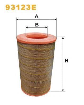 OEM FILTER ASSY, AIR ELEMENT 93123E