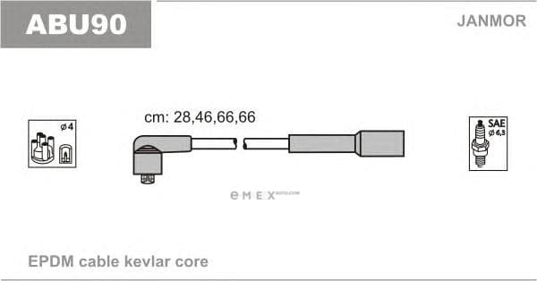 OEM WIRES FOR SPARK PLUGS ABU90