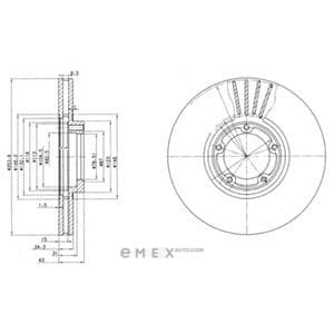 OEM BRAKE DISC (DOUBLE PACK) BG3365