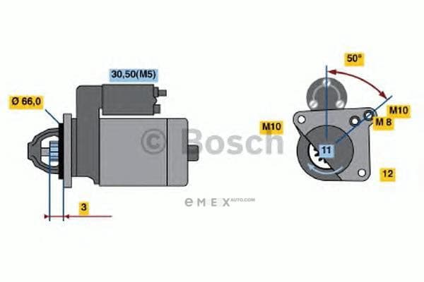 OEM STARTER I.AUST. 0986020131