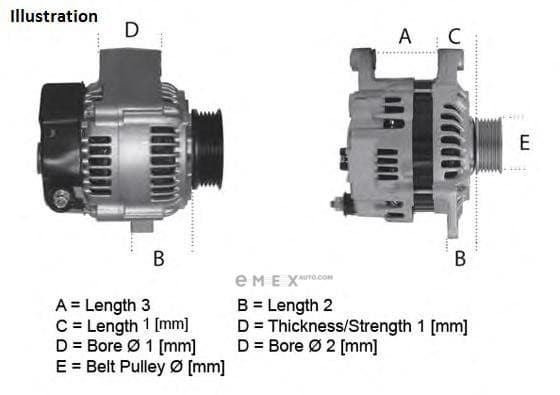 OEM ALTERNATOR ASSY 283522