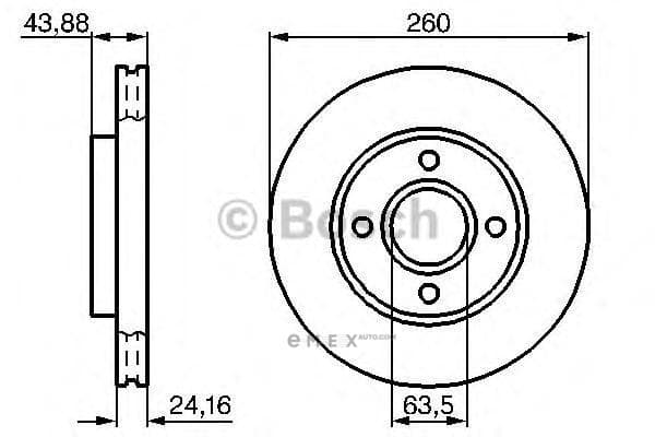 OEM BREMSSCHEIBE 0986478671