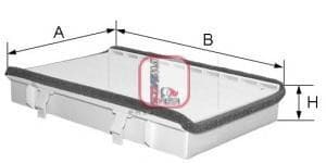 OEM FILTER ASSY, CABIN AIR S3049C