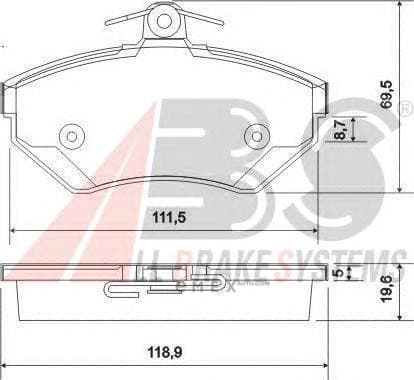 OEM PAD KIT, DISC BRAKE 37010