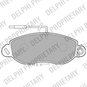 OEM BRAKE PAD AXLE SET LP1848