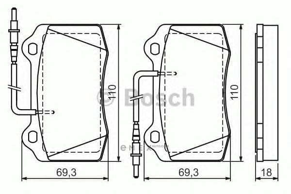 OEM BREMSBELAG 0986424658