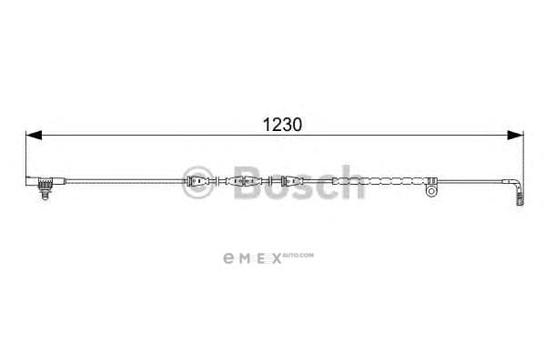 OEM BRAKE WEAR SENSOR FRT-RR(L320) 1987473022