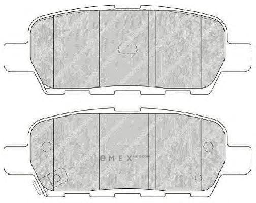 OEM PAD KIT, DISC BRAKE FDB1693