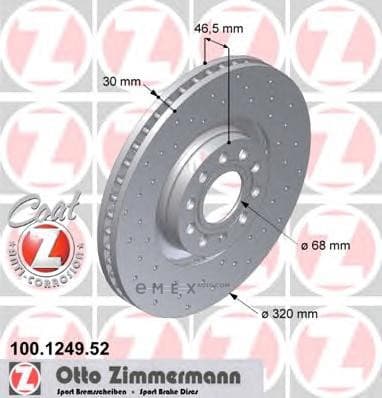 OEM DISC BRAKE ROTOR 100124952