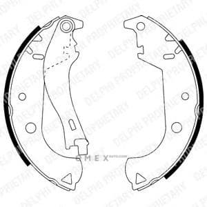 OEM BRAKE SHOE AXLE SET LS1916