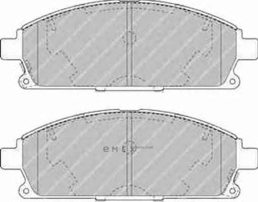 OEM PAD KIT, DISC BRAKE FDB1263