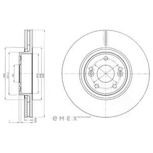 OEM BRAKE DISC (DOUBLE PACK) BG4167