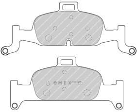 OEM PAD KIT, DISC BRAKE FDB4616