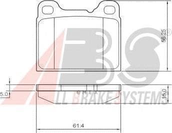 OEM PAD KIT, DISC BRAKE 36049