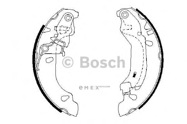 OEM BREMSBACKE 0986487669