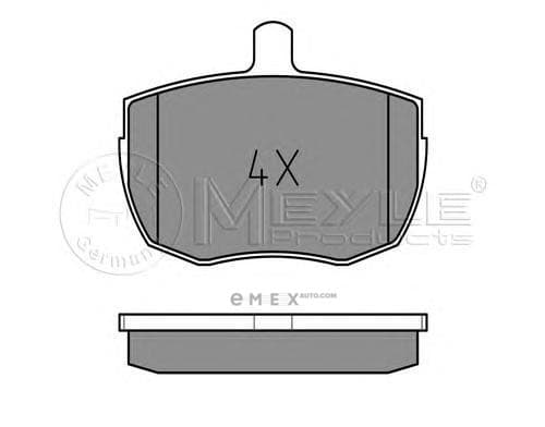 OEM DISC BRAKE PAD SET 0252035918