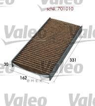 OEM FILTER ASSY, CABIN AIR 701010