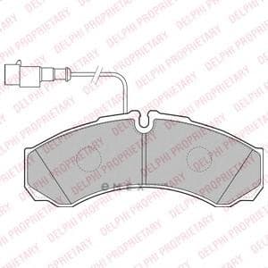 OEM BRAKE PAD AXLE SET LP2185