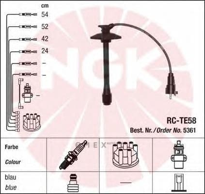 OEM WIRES FOR SPARK PLUGS 5361