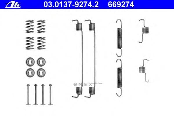 OEM SPRING, TENSION DRUM BRAKE 03013792742