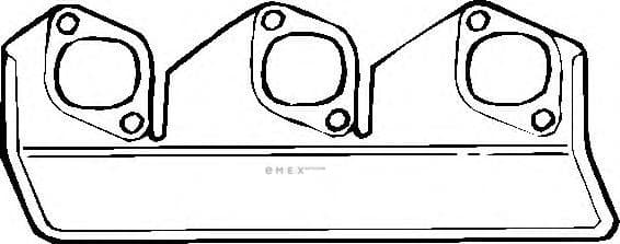 OEM GASKET, INLET MANIFOLD PARONITE 762199