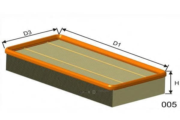 OEM FILTER ASSY, AIR ELEMENT P990