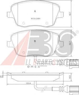 OEM Brake Pads/ABS 37338