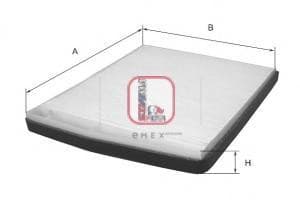 OEM FILTER ASSY, CABIN AIR S3091C