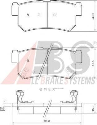 OEM Brake Pads/ABS 37460