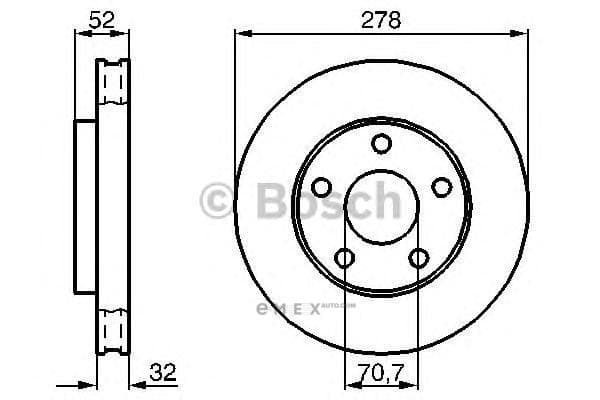 OEM BREMSSCHEIBE 0986478486