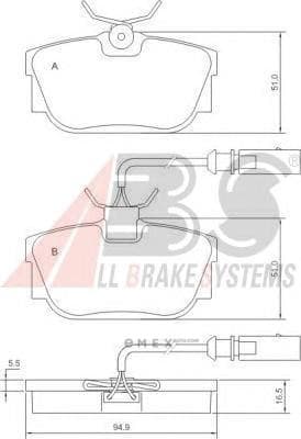 OEM PAD KIT, DISC BRAKE 37110