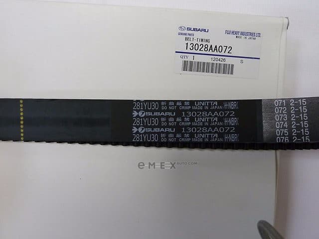 OEM BELT-TIMING 13028AA072