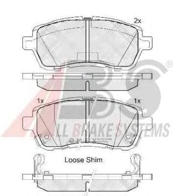 OEM Brake Pads/ABS 37606