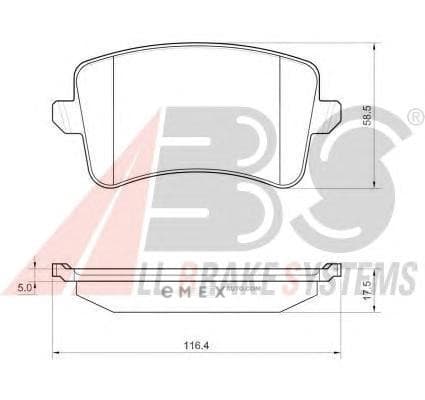 OEM Brake Pads/ABS 37588