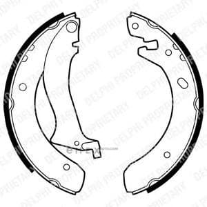 OEM BRAKE SHOE AXLE SET LS1870