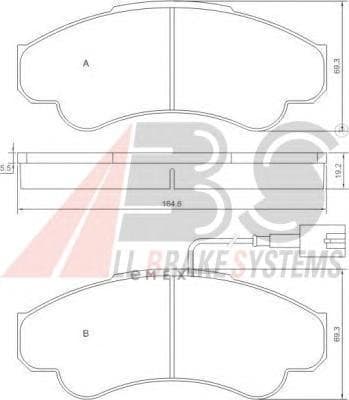 OEM Brake Pads/ABS 37332