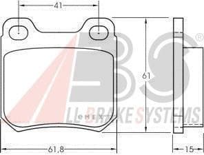 OEM Brake Pads/ABS 36624