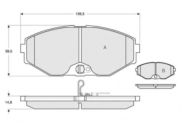 OEM PAD KIT 410603Y690