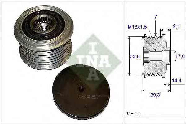 OEM PULLEY ROLLER ASSY 535014210