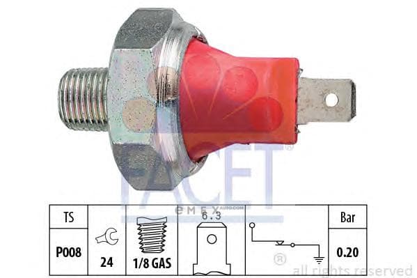 OEM SENSOR ASSY, OIL PRESSURE 70035