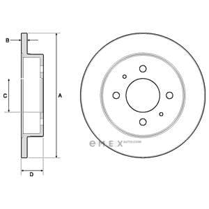 OEM BRAKE DISC (DOUBLE PACK) BG3112