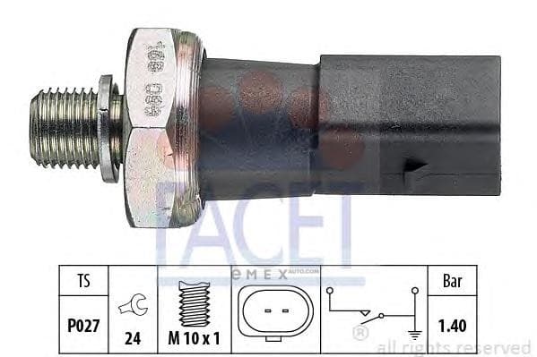 OEM SENSOR ASSY, OIL PRESSURE 70168