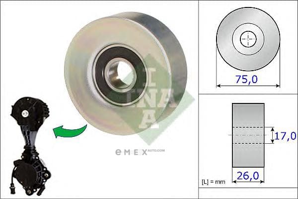 OEM PULLEY ROLLER ASSY 532067610