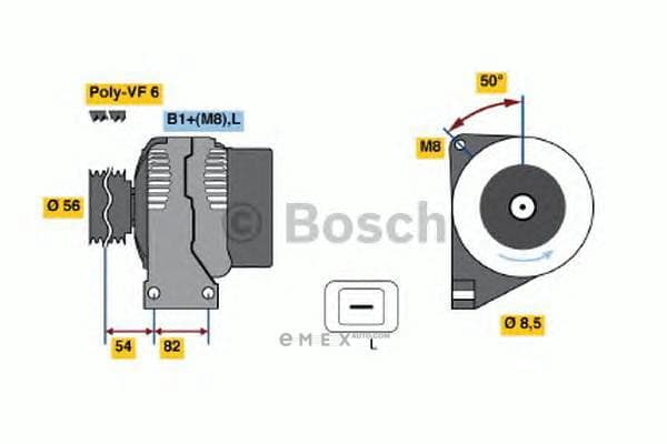 OEM DREHSTROMLICHTMASCHINE I.A. 0986042840