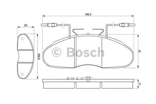 OEM BREMSBELAG 0986424080