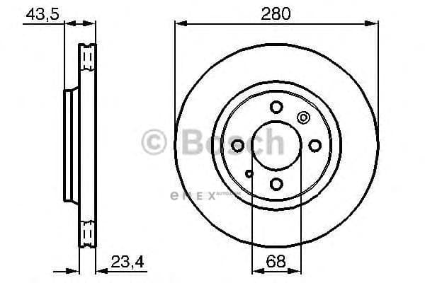 OEM BREMSSCHEIBE 0986478375