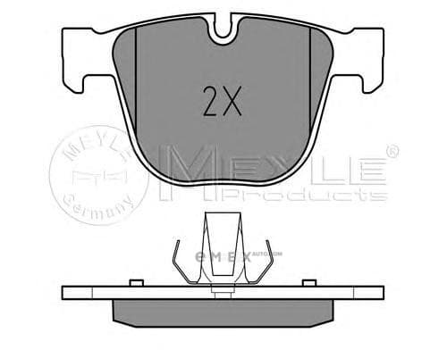 OEM Brake Pad Set, disc brake 0252373017