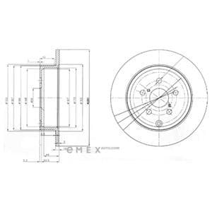 OEM BRAKE DISC (DOUBLE PACK) BG3912